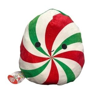 Squishmallows Flip a Mallows Dulce Guri Christmas Peppermint‎ Gnome Plush Toy 8"